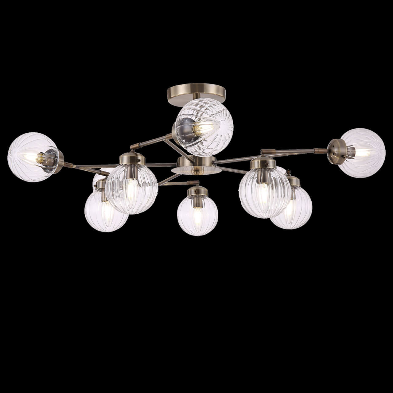 потолочная люстра freya daisy fr5041pl-08bs