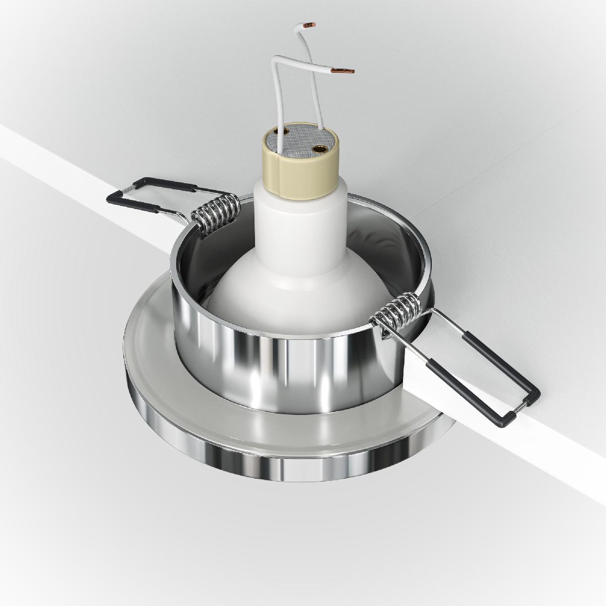 встраиваемый светильник maytoni technical stark dl083-01-gu10-rd-s