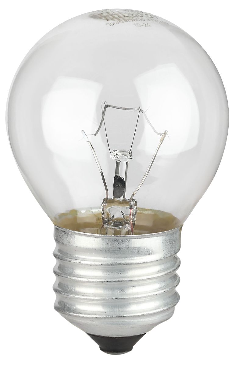 лампа накаливания эра p-60-e27-230-cl шар б0066558
