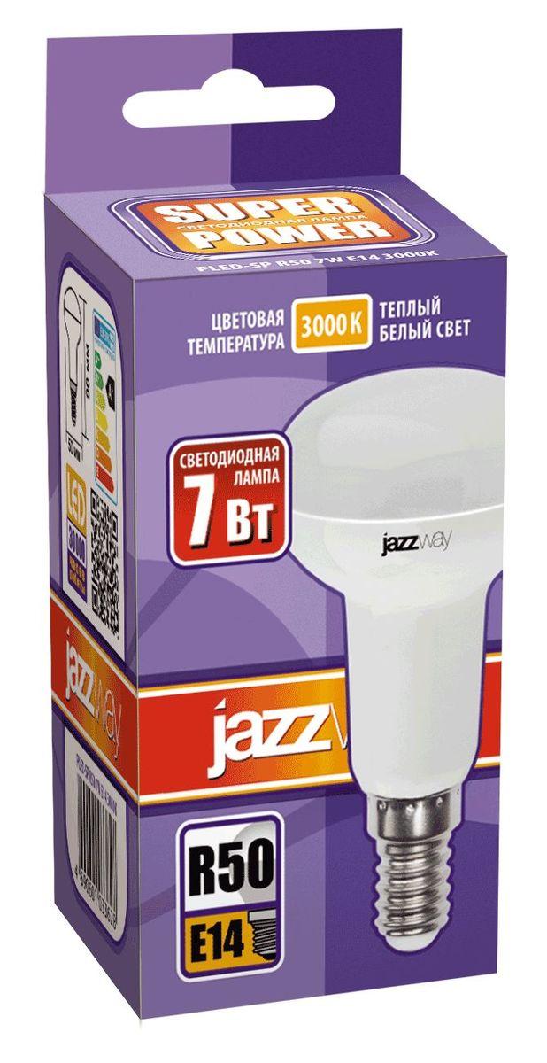 лампа светодиодная jazzway e14 7w 3000k матовая 1033628