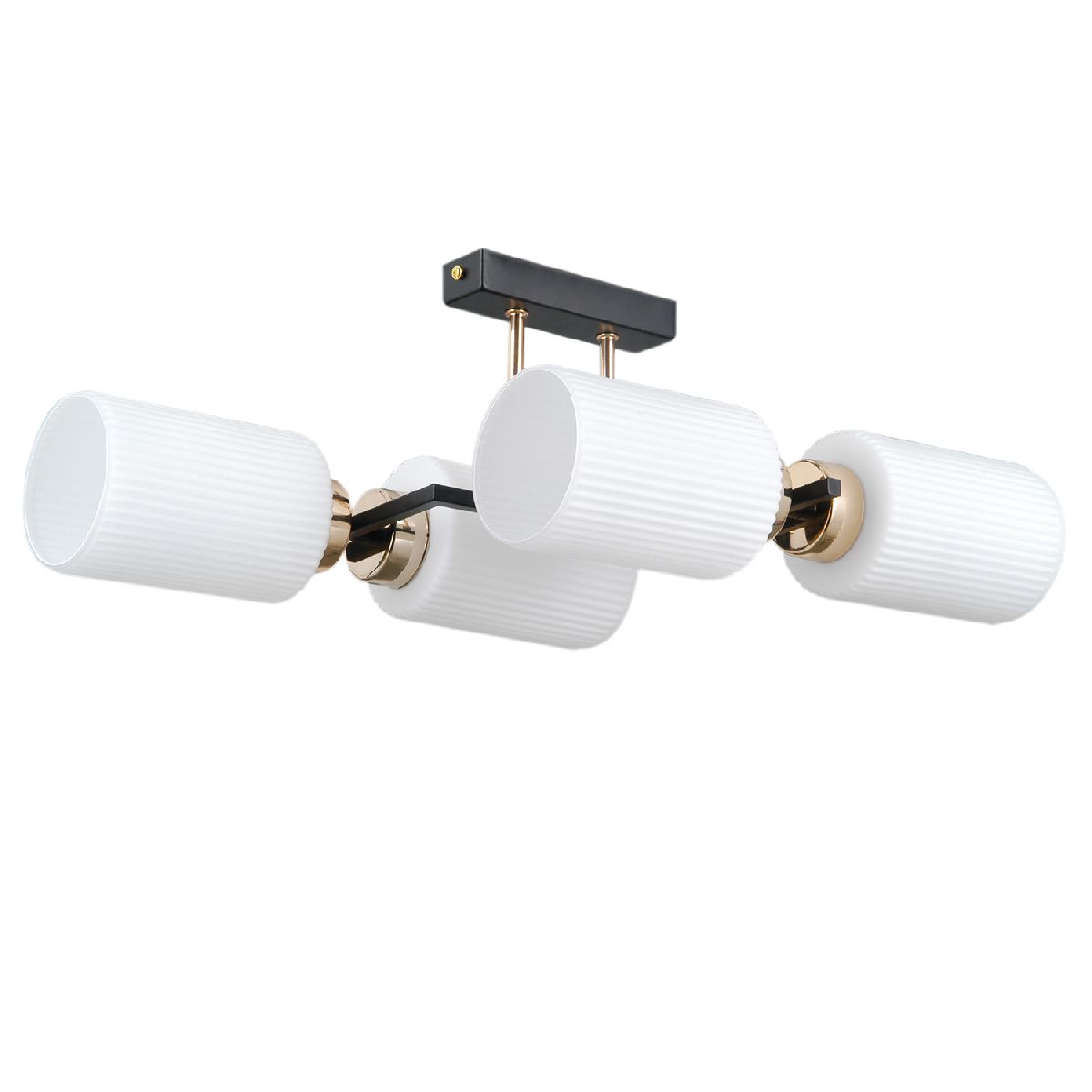 потолочная люстра illumico il0809-4asq-25 bk ab naples