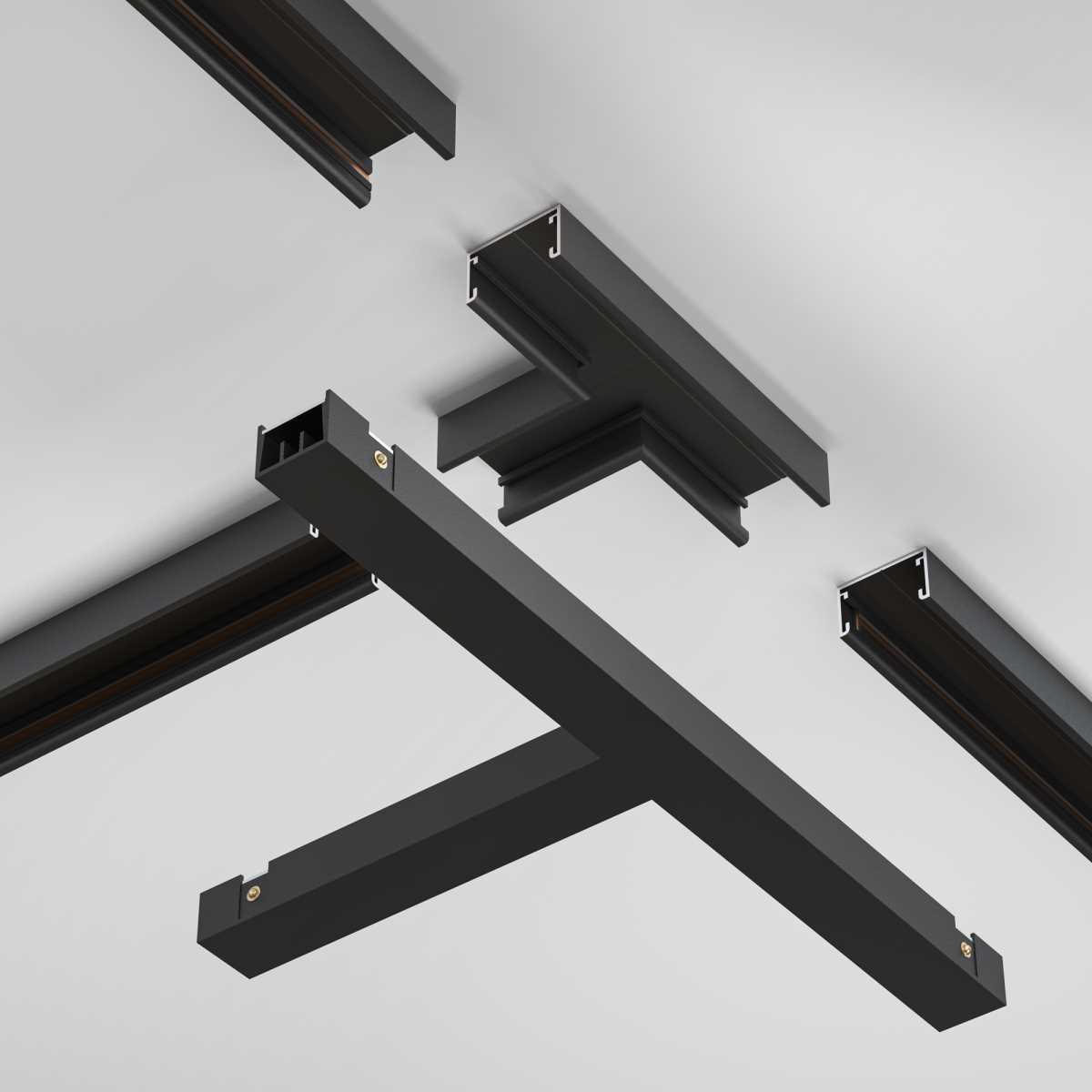 т- образный коннектор накладной maytoni technical tra172ct-11b