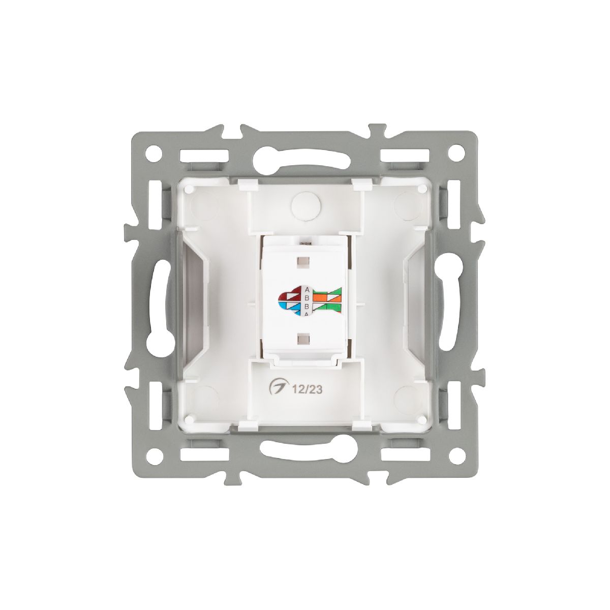 механизм компьютерной розетки arlight sct-mpc1-pl-wh 045301