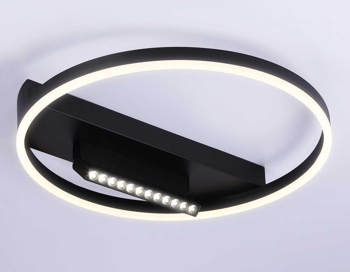 потолочный светодиодный светильник ambrella light comfort linetech fl51458