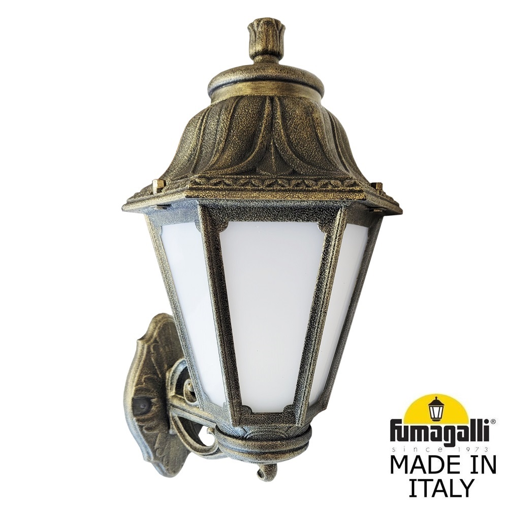 уличный настенный светильник fumagalli bisso/anna e22.131.000.bye27