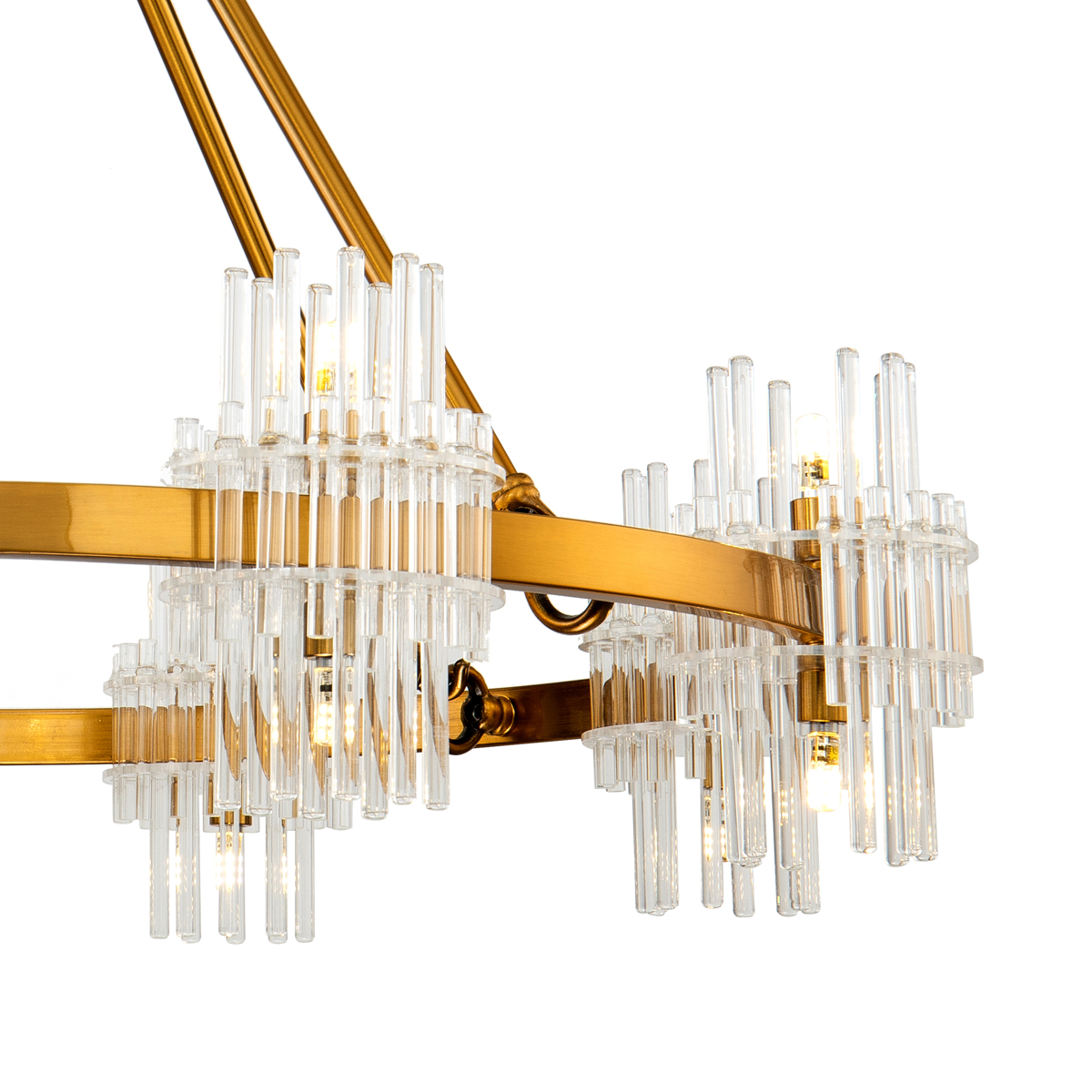 подвесная люстра delight collection kr1209p-16 brass