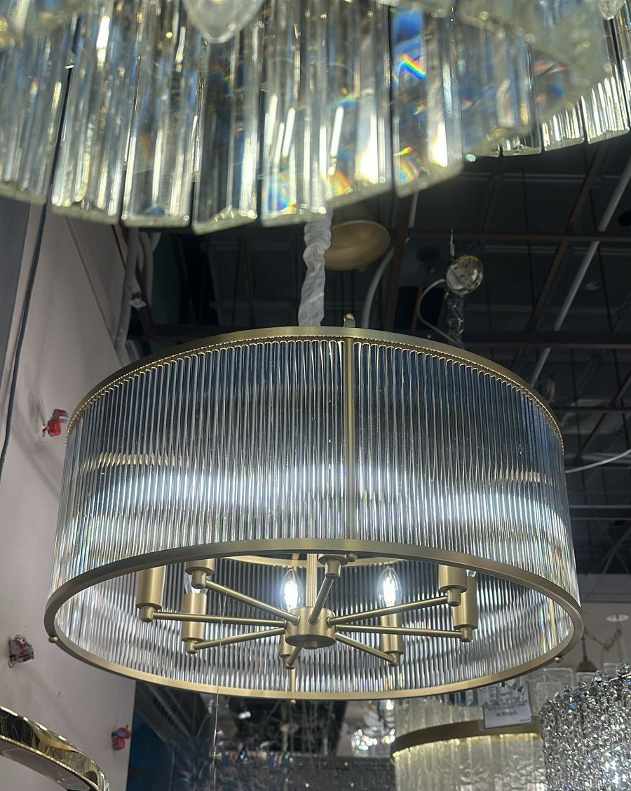 подвесная люстра newport 3686/c brass м0069626