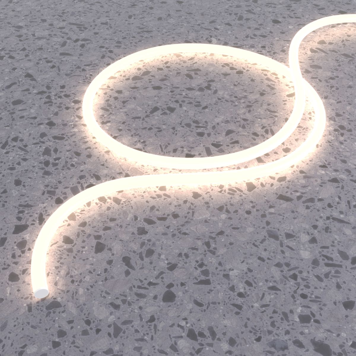 гибкий неон maytoni nemo 24в 14,4вт/м 4000к 5м ip65 201147