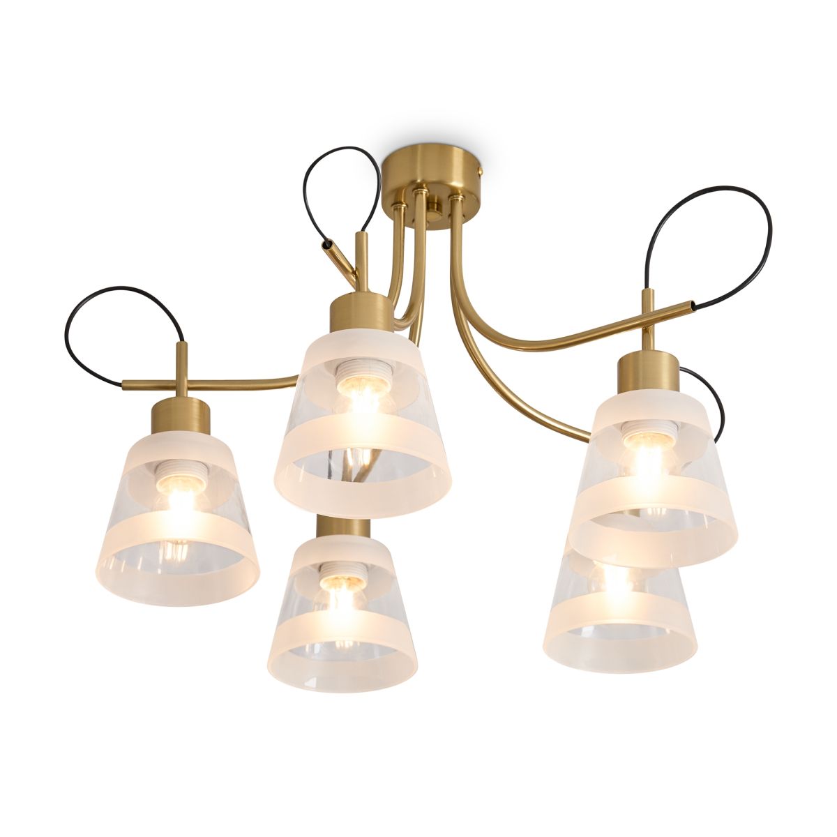 потолочная люстра freya caramel fr5522pl-05bs