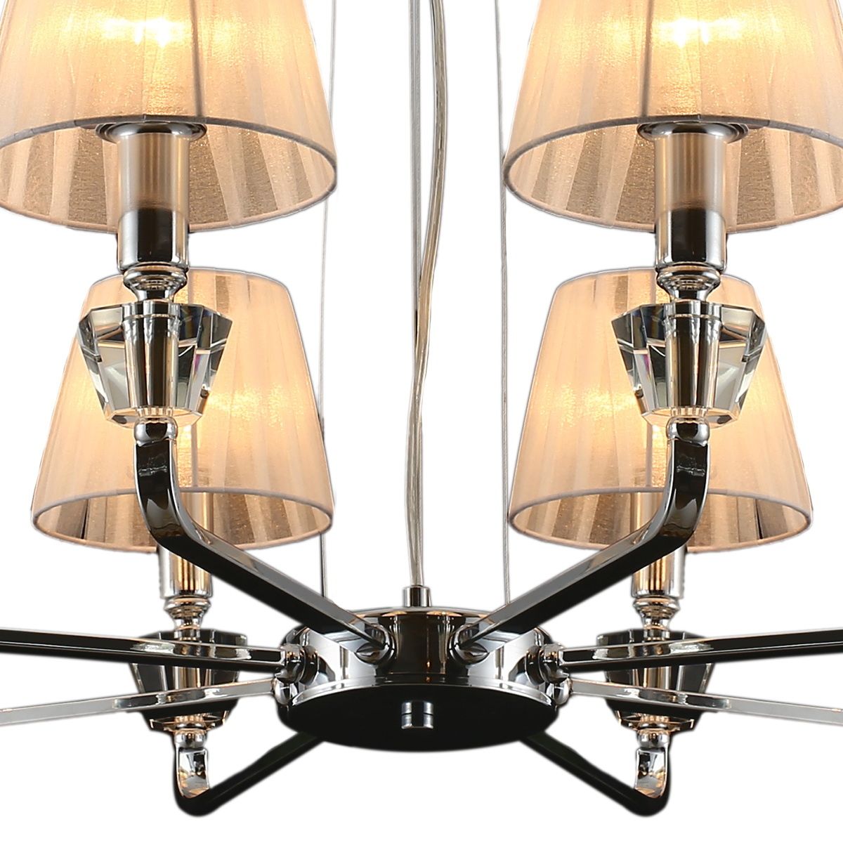 подвесная люстра illumico il5274-8n-27 cr