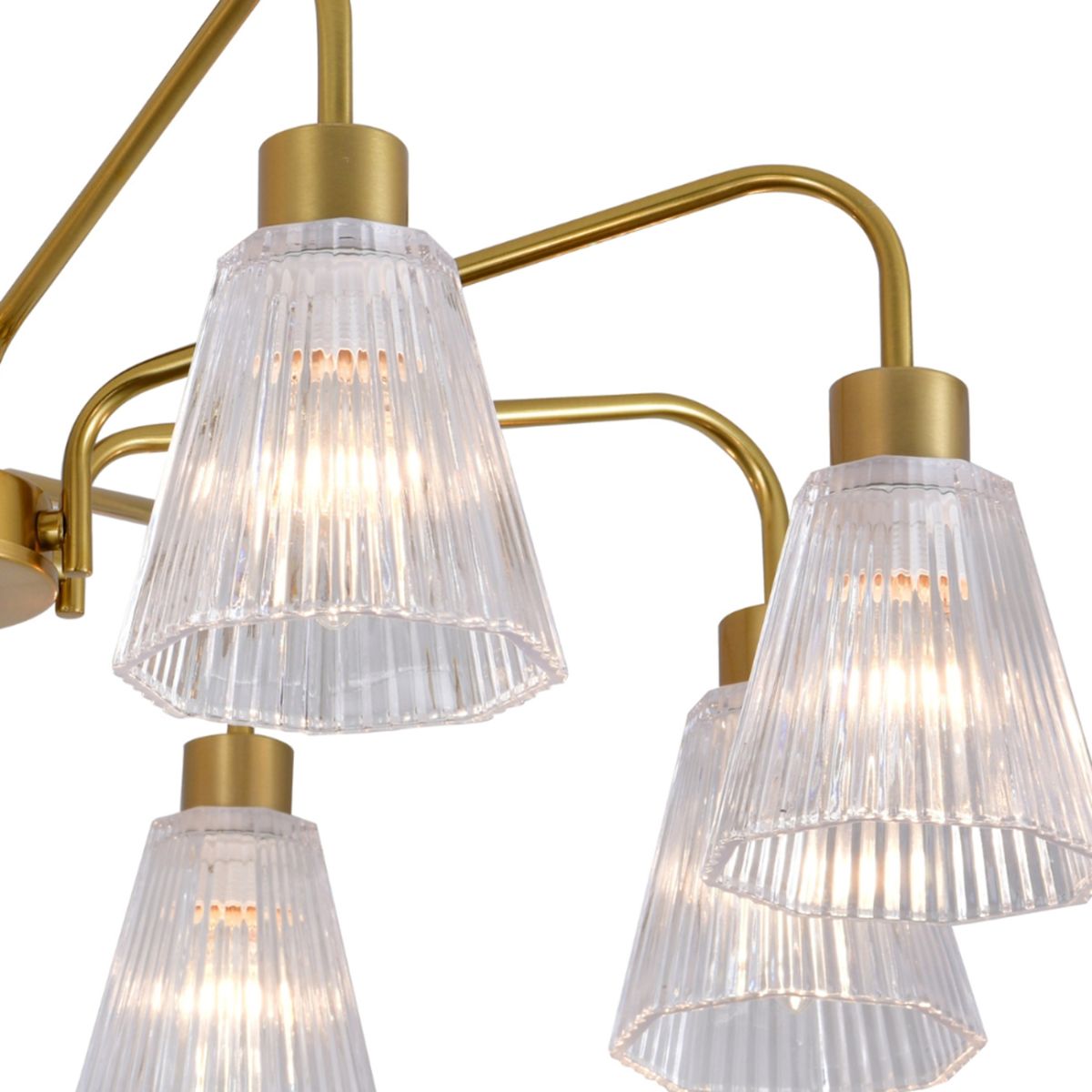 люстра на штанге escada berzelia 150001/8r copper es0000029