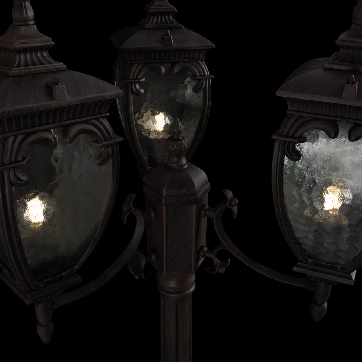 ландшафтный светильник maytoni fleur o414fl-03bz