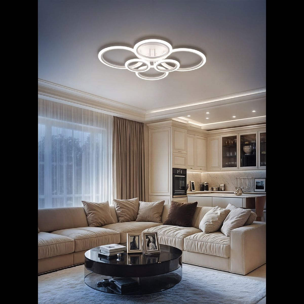 потолочная люстра natali kovaltseva home led lamps 81439