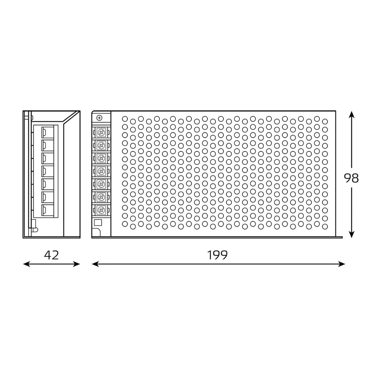блок питания gauss 150w 12v ip20 bt506