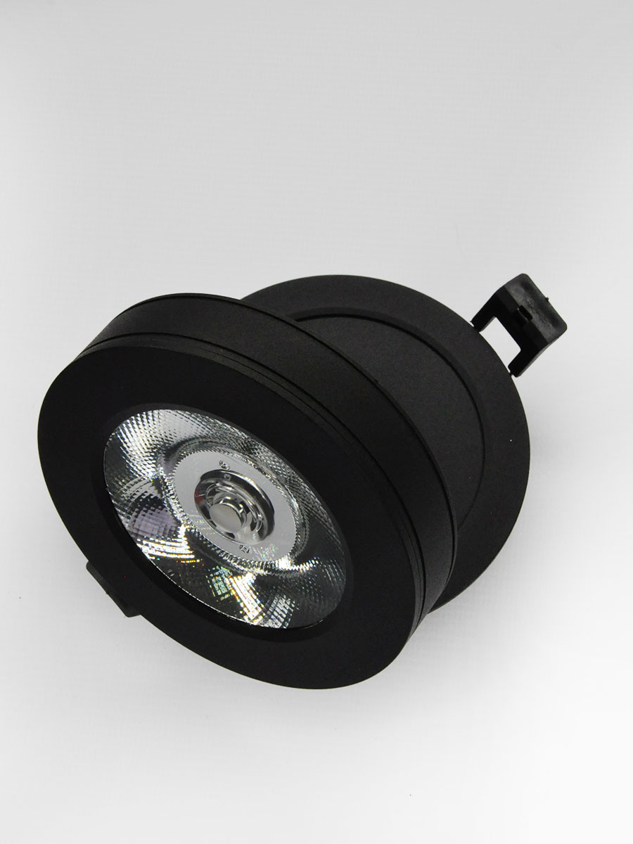 встраиваемый светильник elvan vls-505r-10w-ww-bk