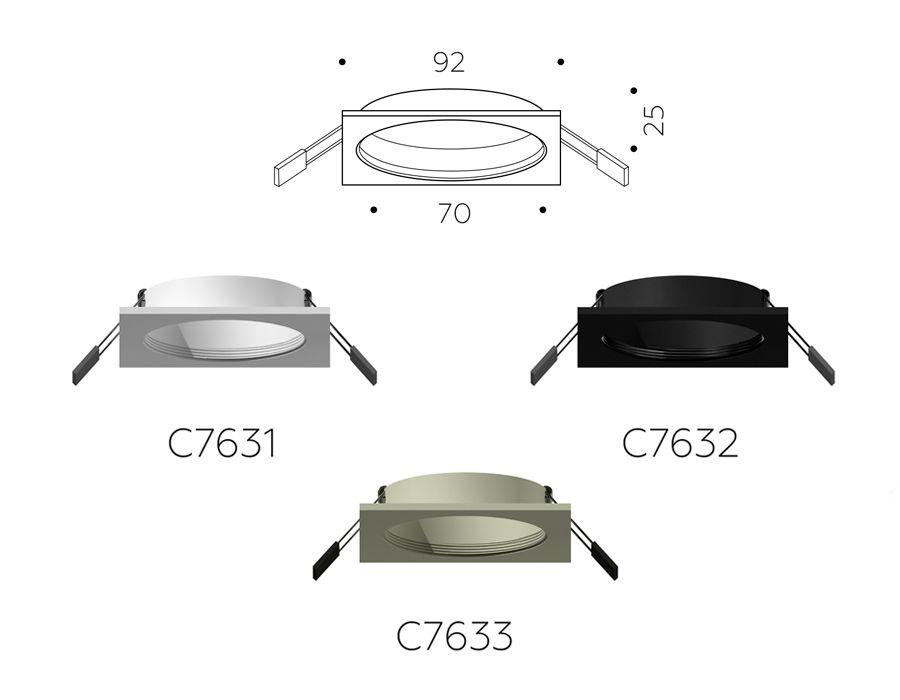 корпус светильника ambrella light diy spot c7631