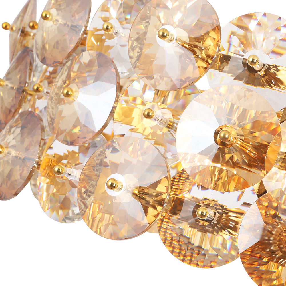 подвесная люстра crystal lux crystal sp12 gold