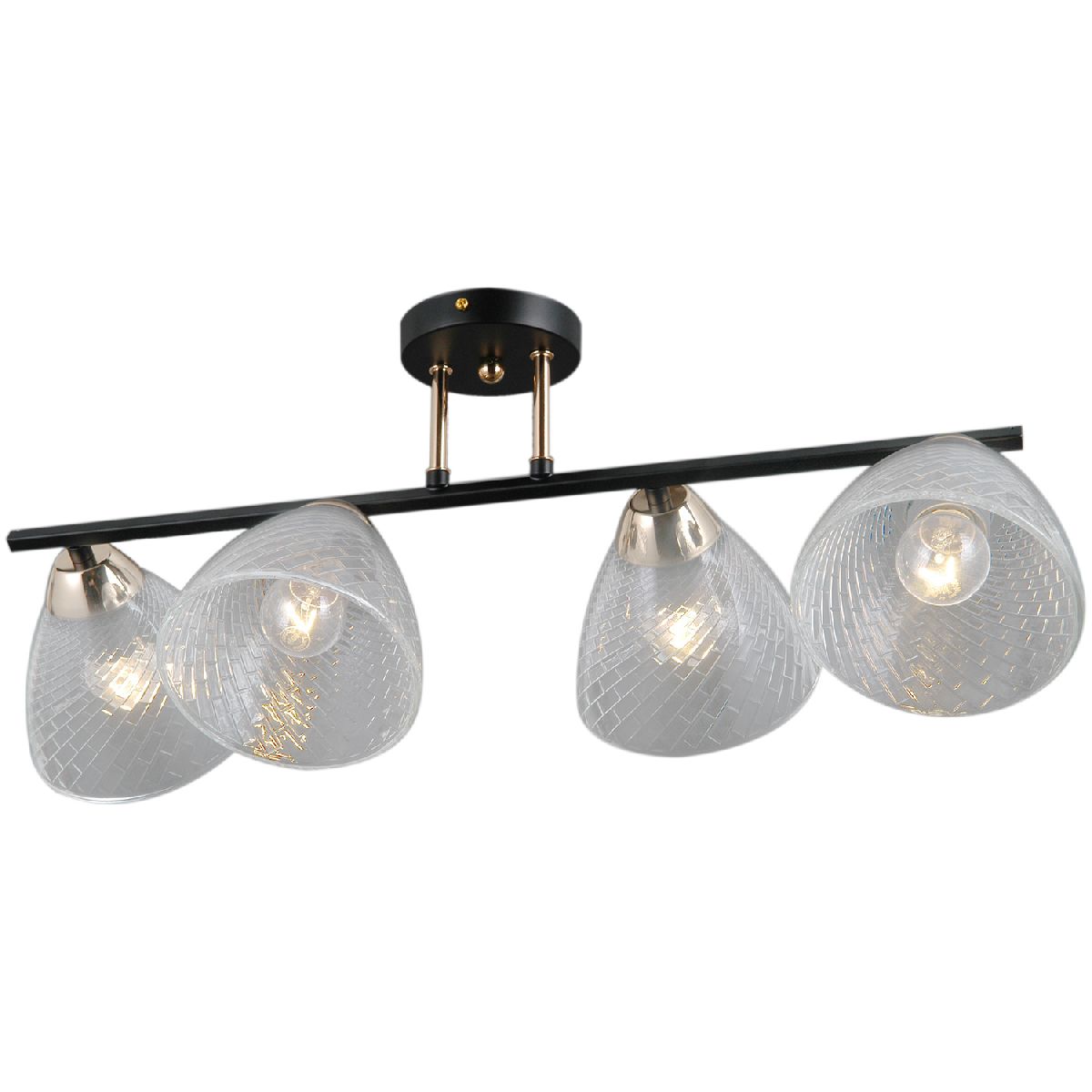 потолочная люстра illumico il0739-4csq-24 bk fgd aries