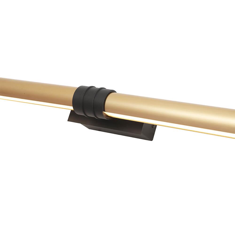 подсветка для зеркал crystal lux prada ap16w brass