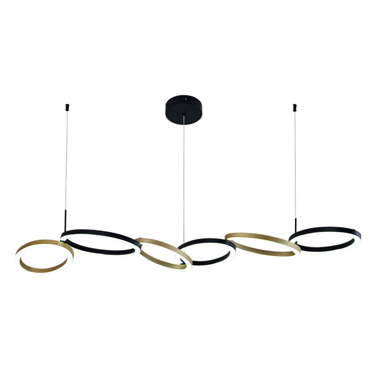подвесной светильник indigo anello 14034/c/6p black