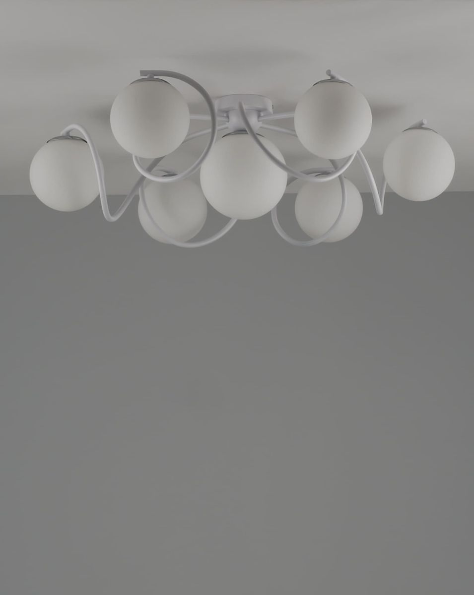 потолочная люстра moderli circle v11802-7c