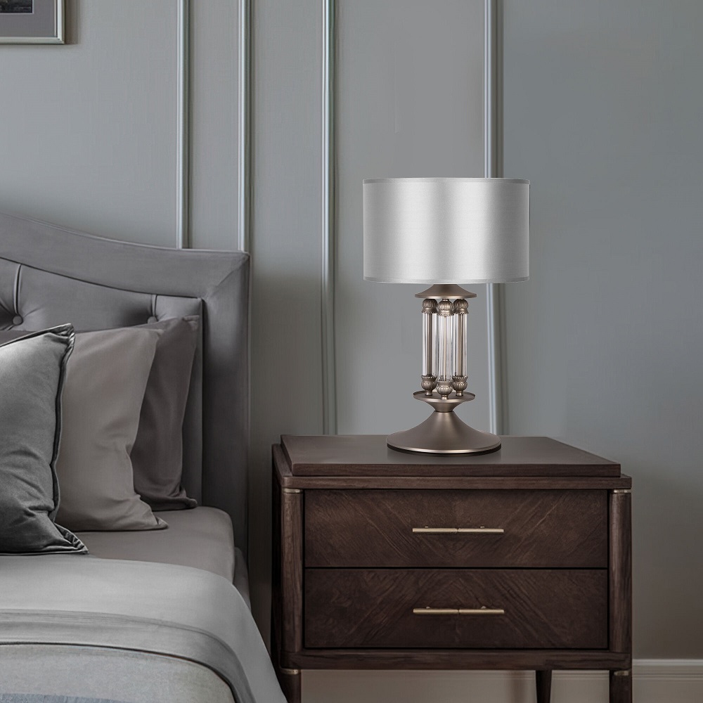 настольная лампа eurosvet adagio 01045/1 сатин-никель