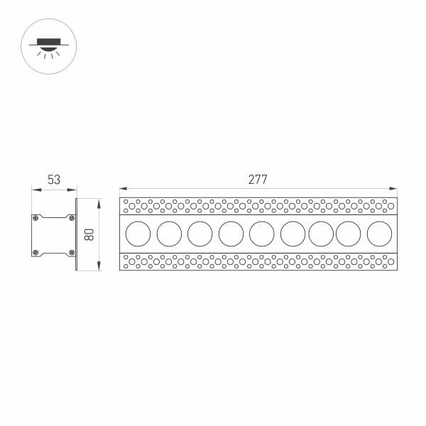 встраиваемый светодиодный светильник arlight ms-orient-built-trimless-tc-s38x277-20w day3000 031926