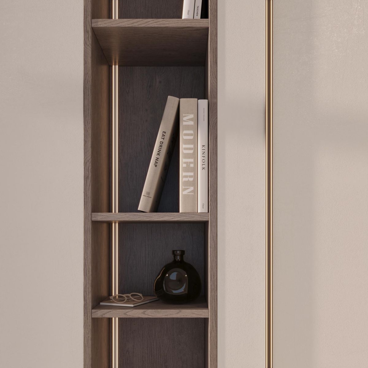 экран arlight line-2000 narrow black (пластик) 058285