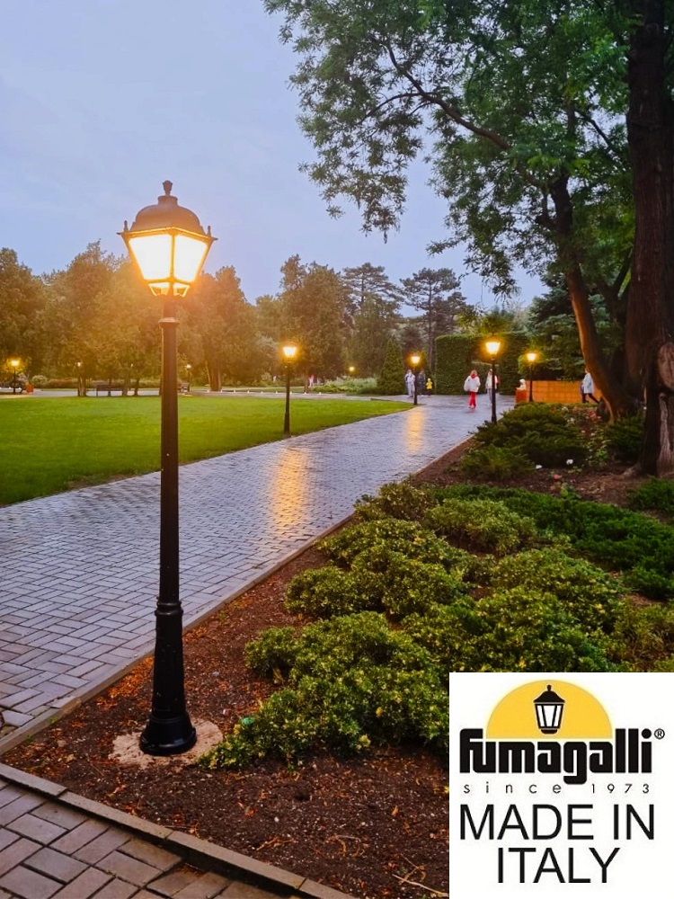 садово-парковый светильник fumagalli ricu/simon u33.157.000.ayh27