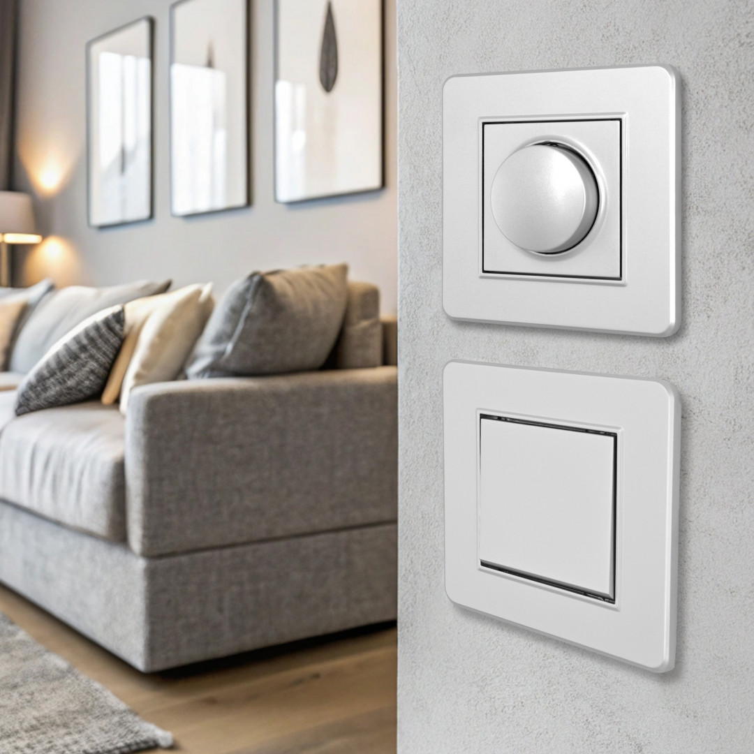 выключатель одноклавишный arte milano set16-1-30-1 silver