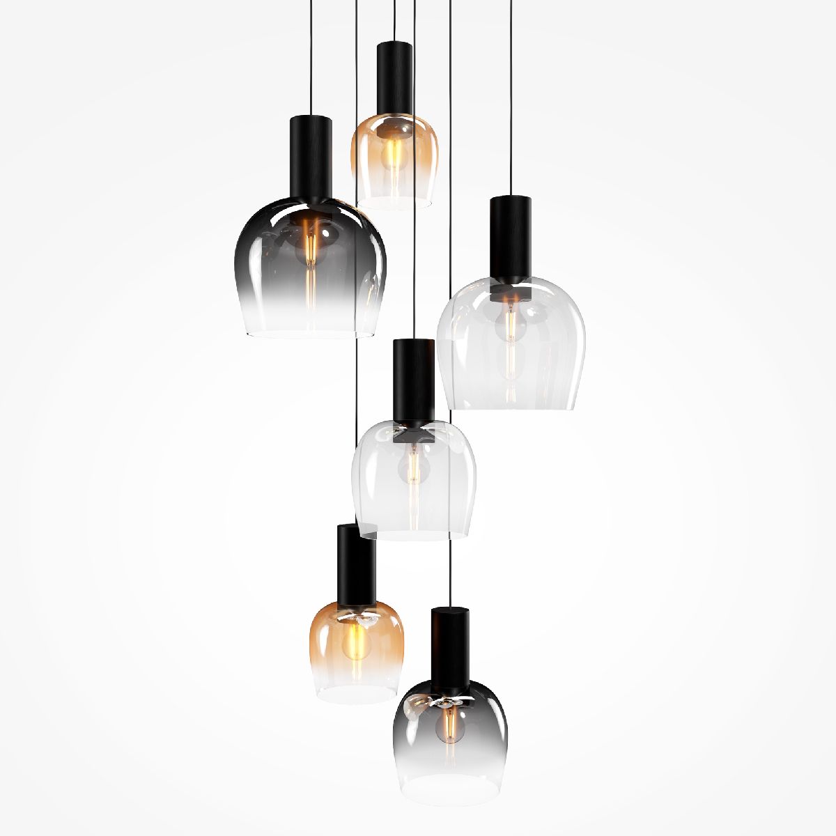 каскадная люстра maytoni smart casual mod414pl-06b