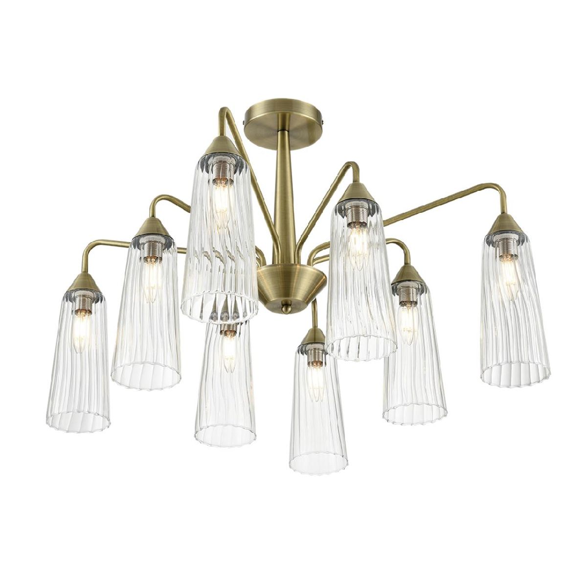 люстра на штанге lumion doliana 6584/8c