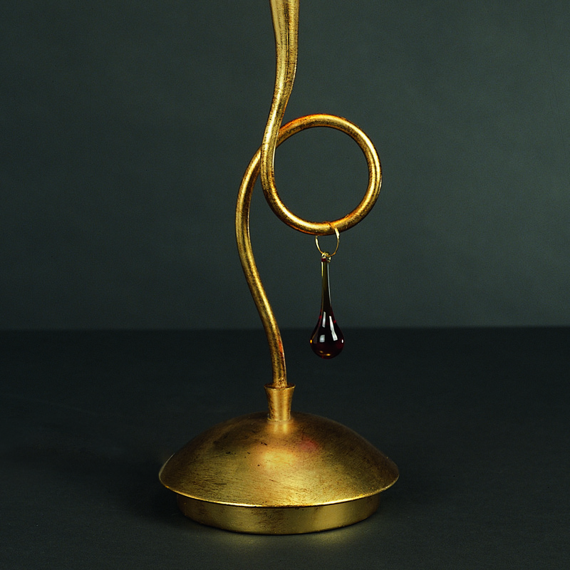 настольная лампа mantra paola painted gold 3545