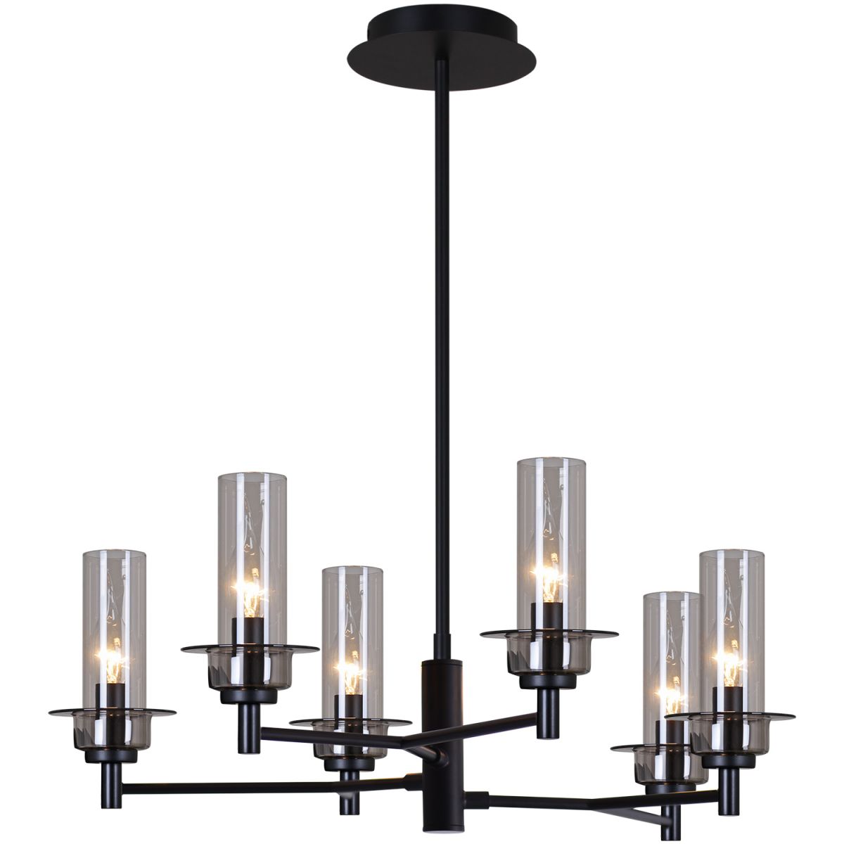 люстра на штанге illumico il2216-6pls-24 highball