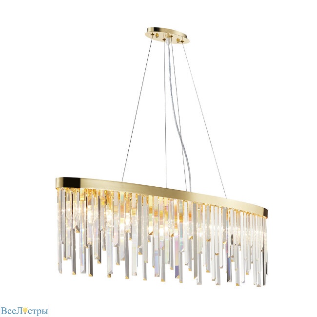 подвесная люстра lumien hall dzhillian lh0048/8po-gd-cl