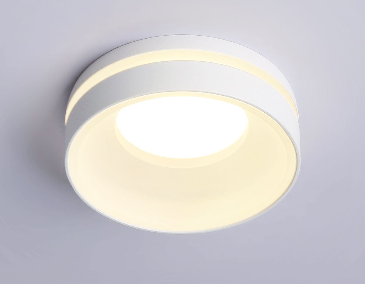 встраиваемый светильник ambrella light acrylic frost tn3305