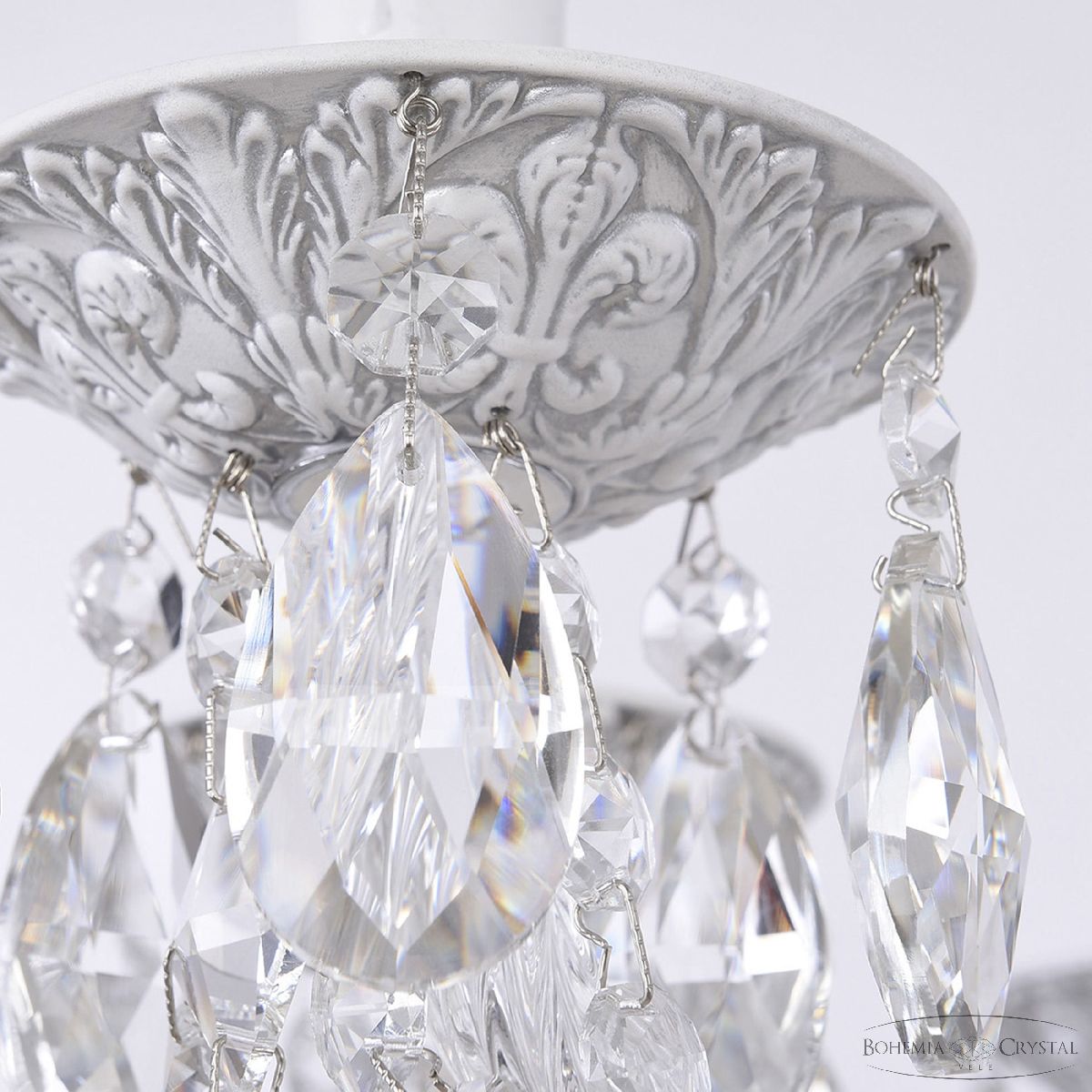 подвесная люстра bohemia ivele crystal al16302/8/195 wmn