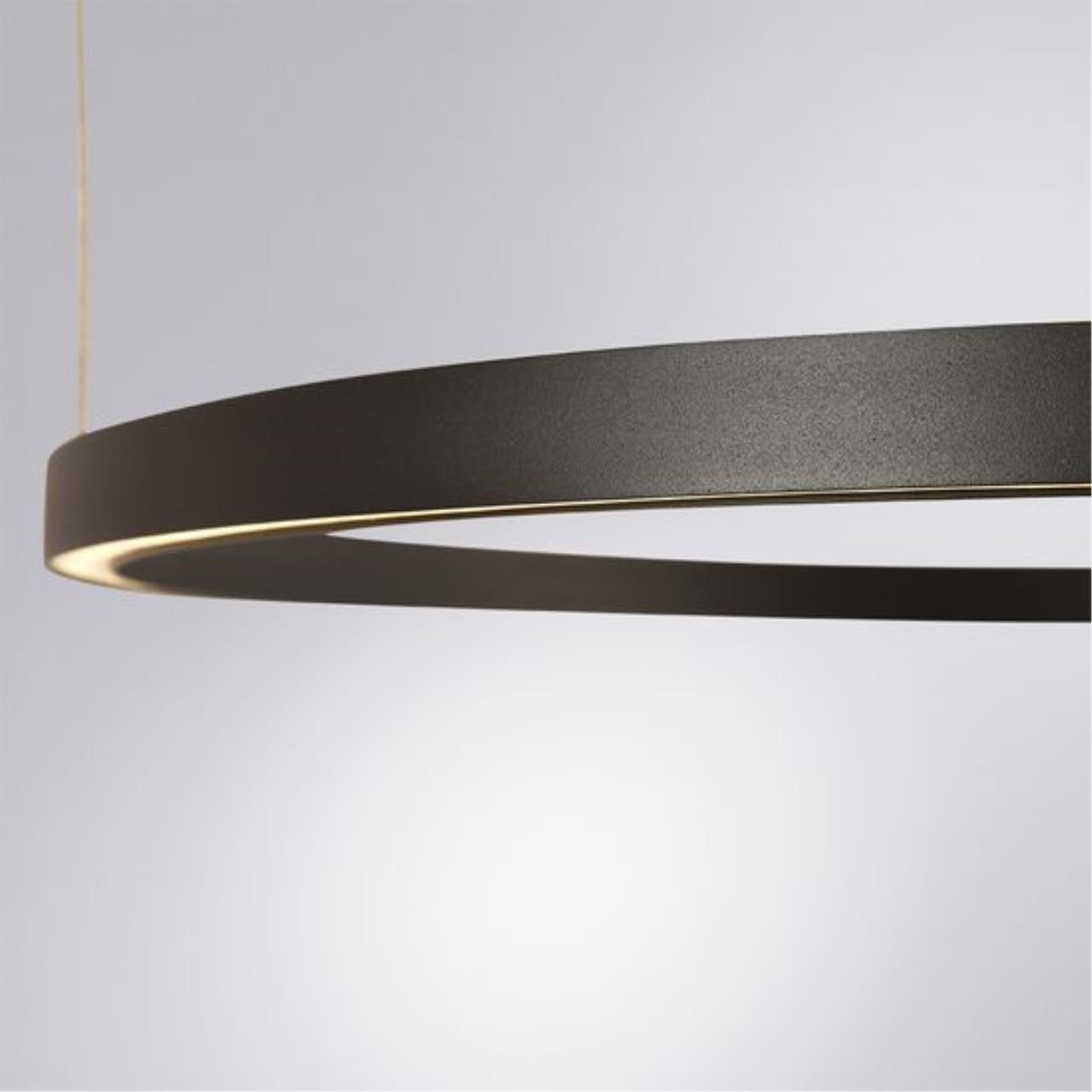 подвесной светодиодный светильник arte lamp smooth a2223sp-1bk