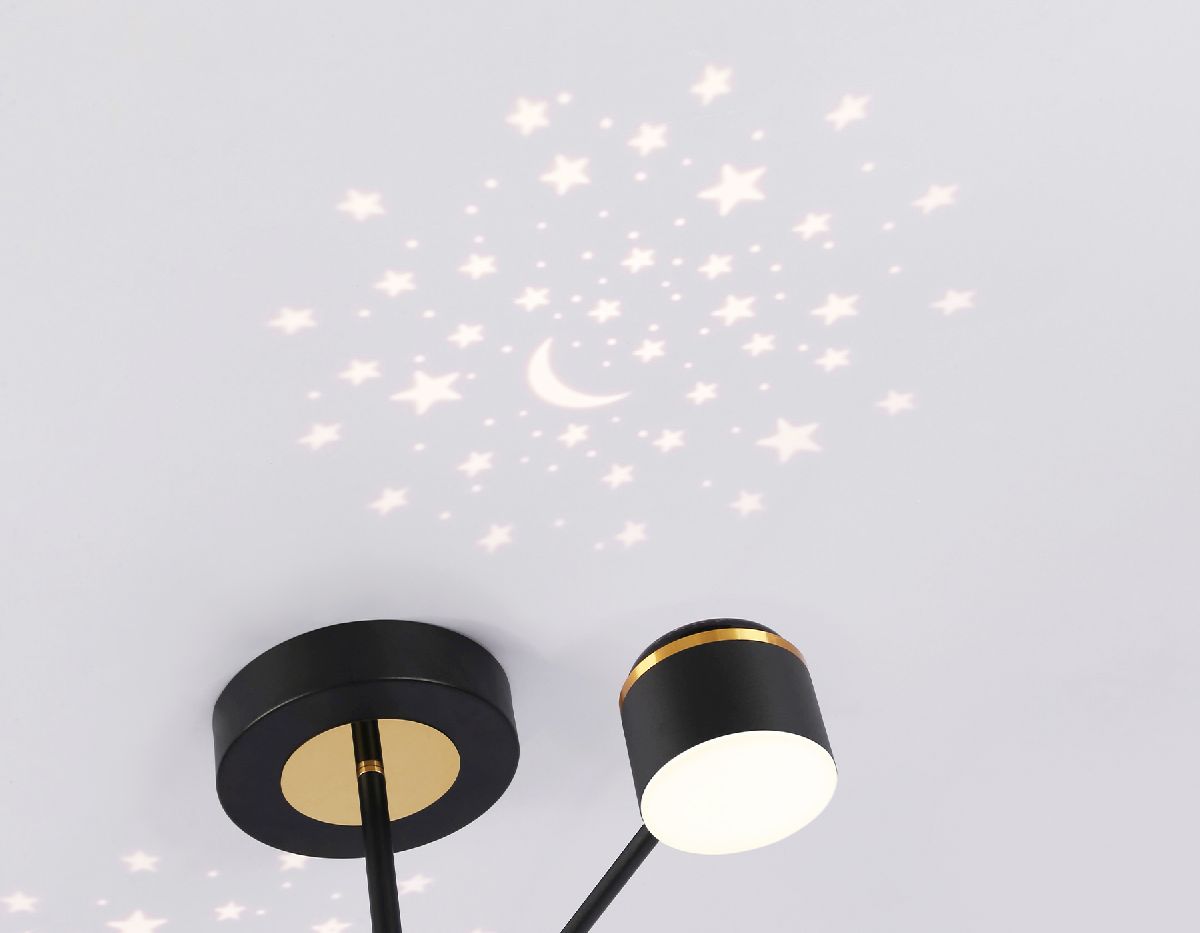 люстра на штанге ambrella light linetech fl51632