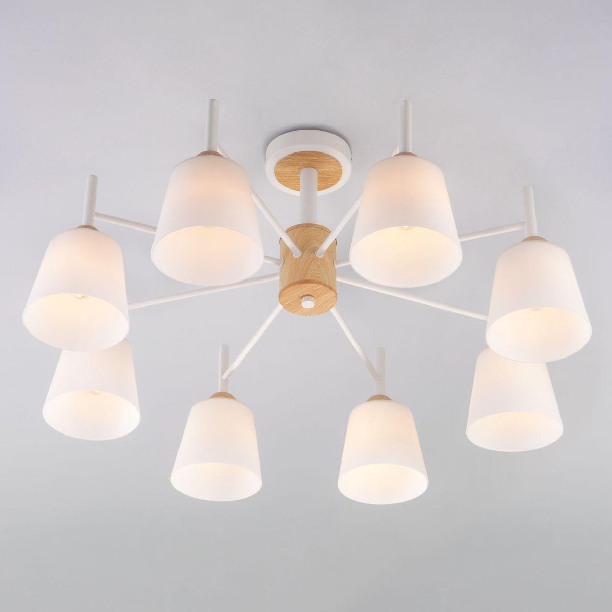 потолочная люстра eurosvet fresco 70085/8 белый