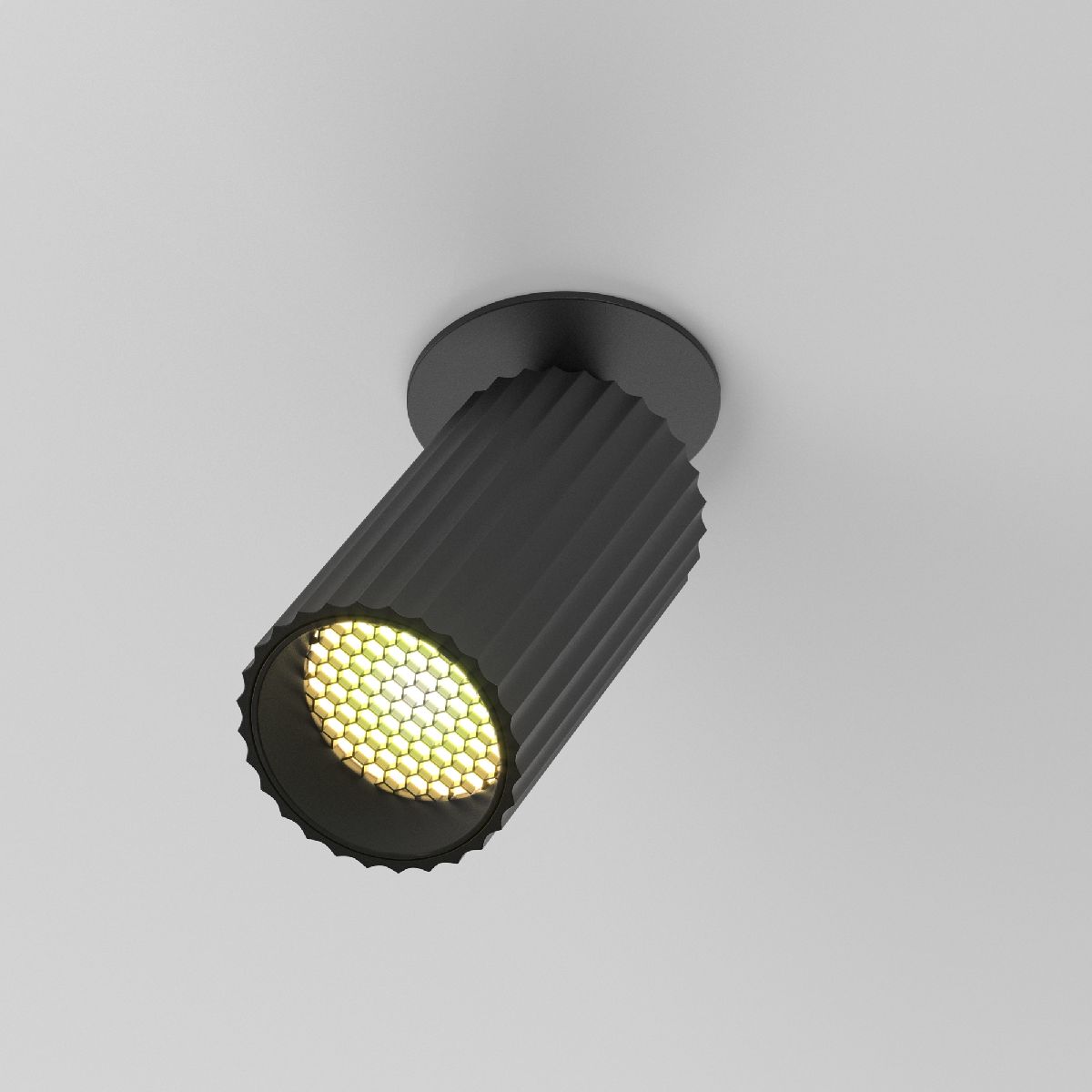 встраиваемый спот maytoni calipso c110cl-01-gu10-b