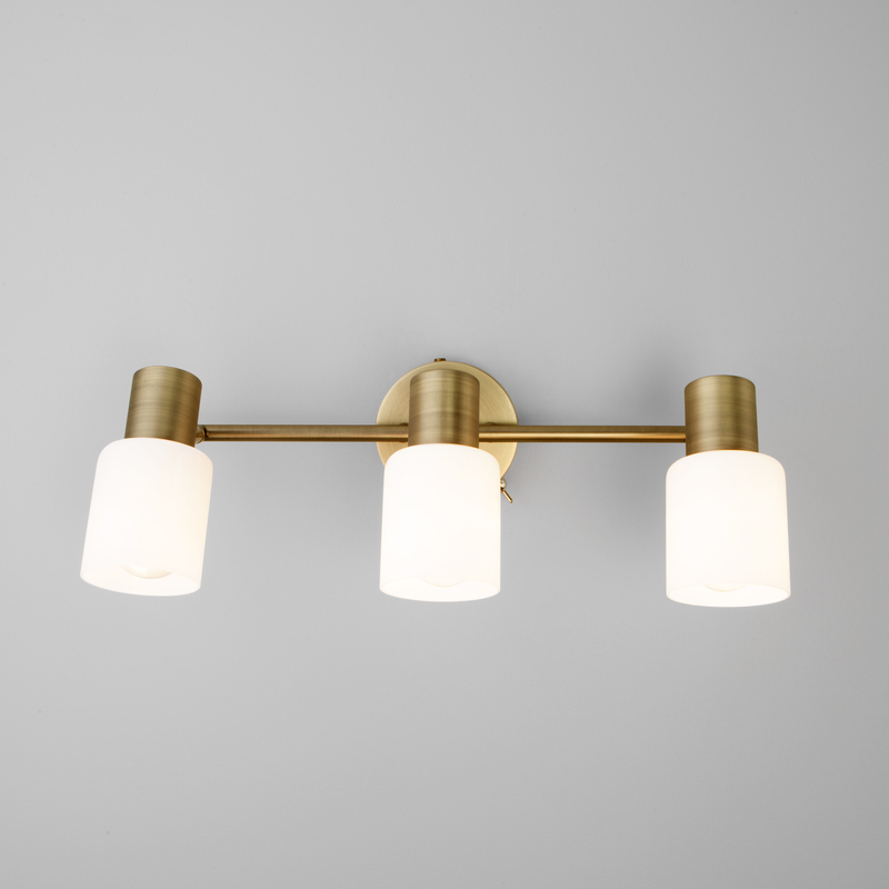 настенный светильник eurosvet corso 20089/3 бронза