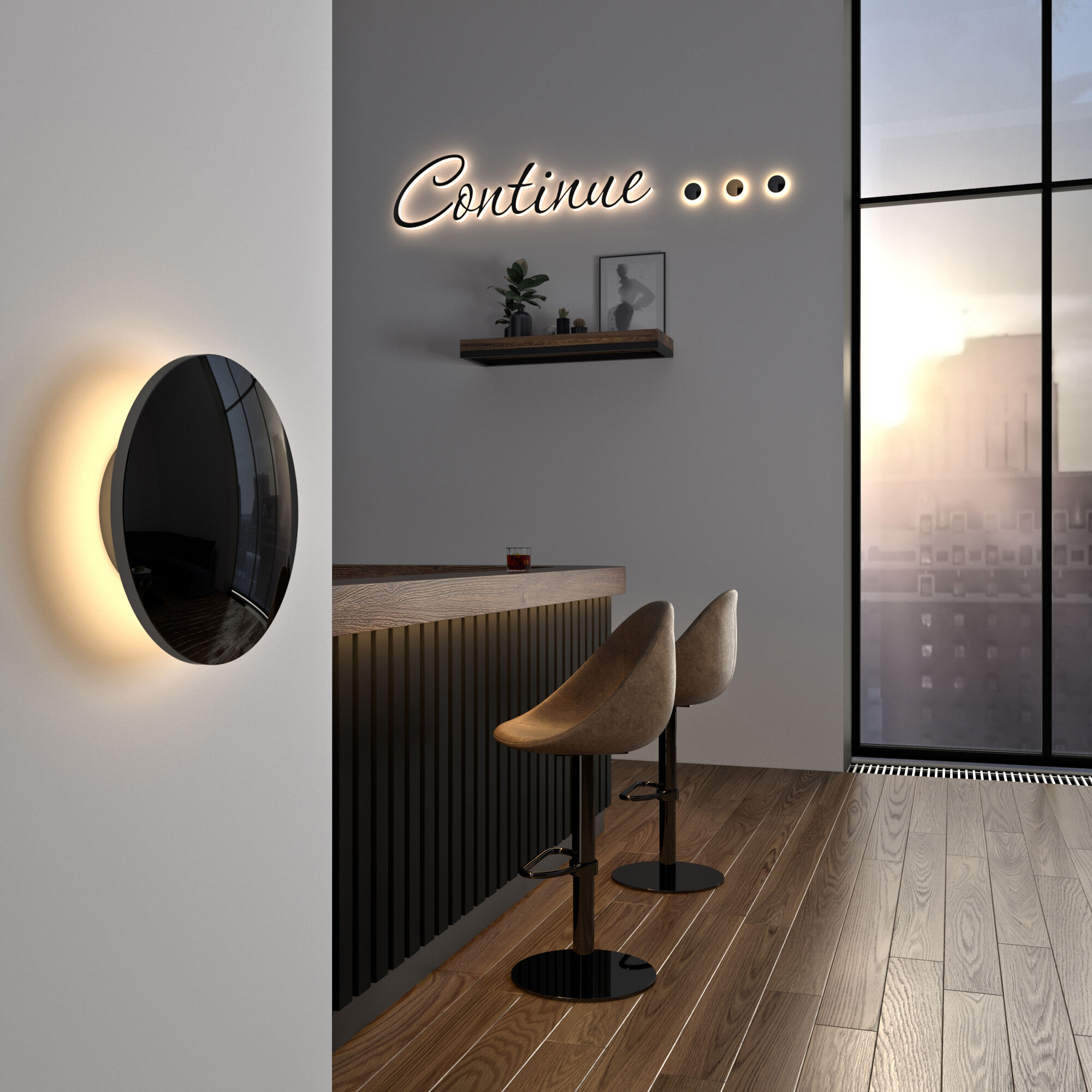 настенный светильник elektrostandard mini disc 4690389189661 a061713