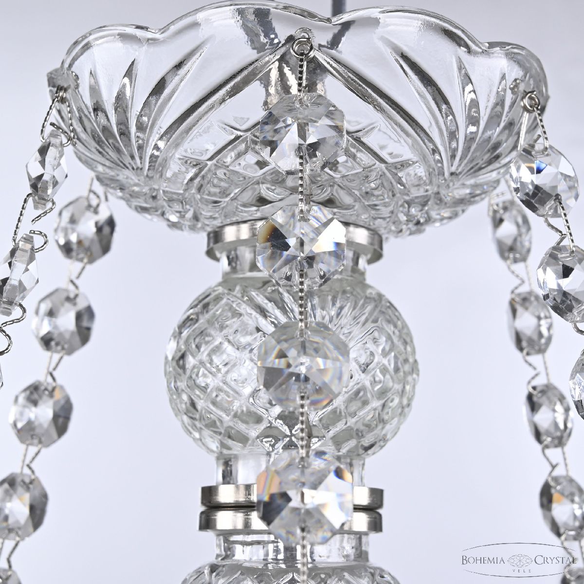 подвесная люстра bohemia ivele crystal 101/6/165 ni