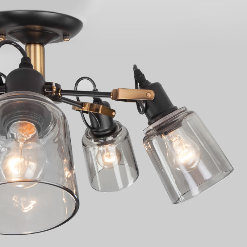 люстра на штанге eurosvet 70111/5 черный