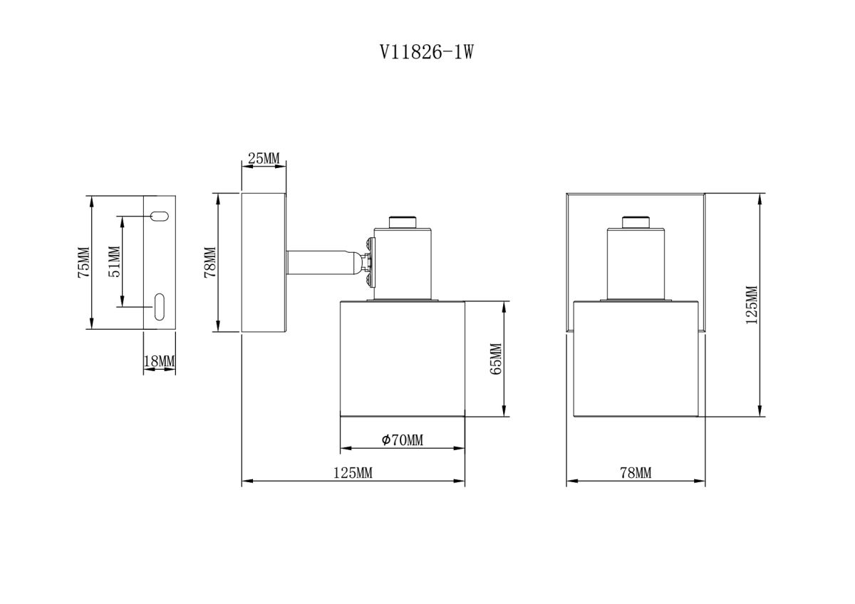 спот moderli malet v11826-1w