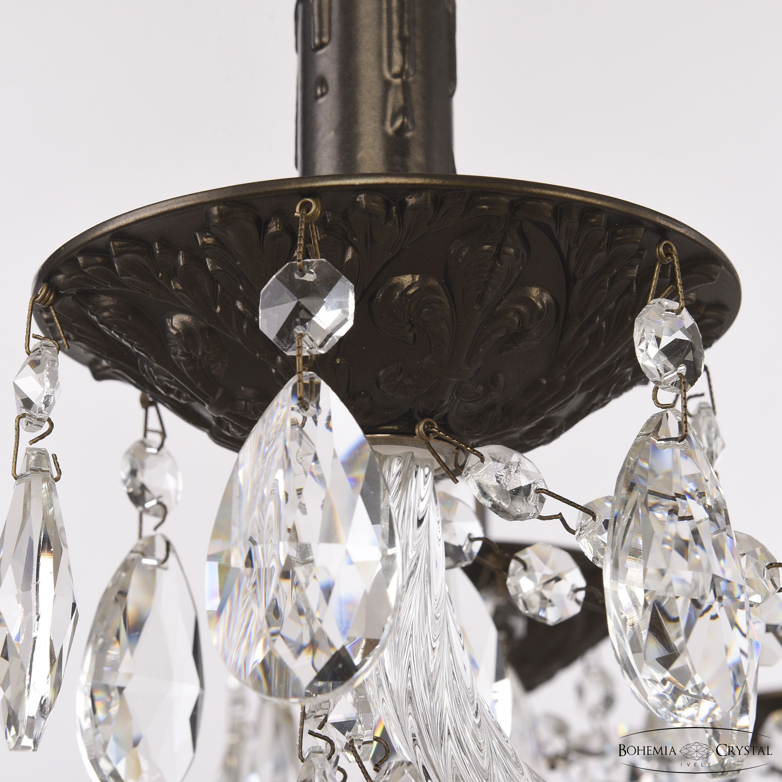 подвесная люстра bohemia ivele crystal al16313/10/300 pd