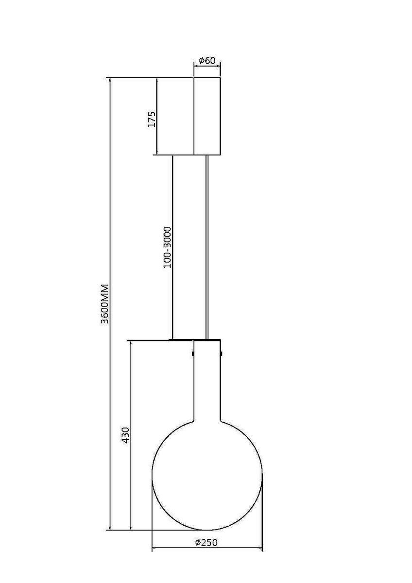 подвесной светодиодный светильник maytoni nebula mod182pl-l6b3k