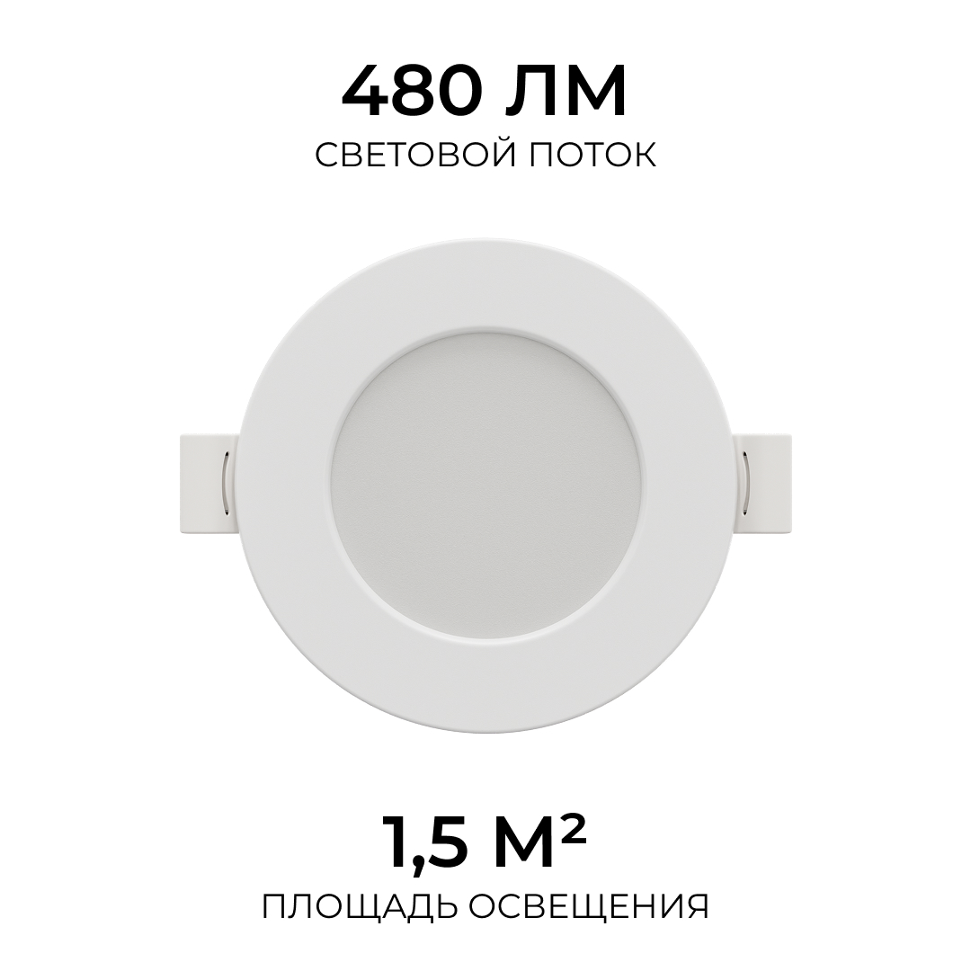 встраиваемая светодиодная панель apeyron 3 ссt 06-160