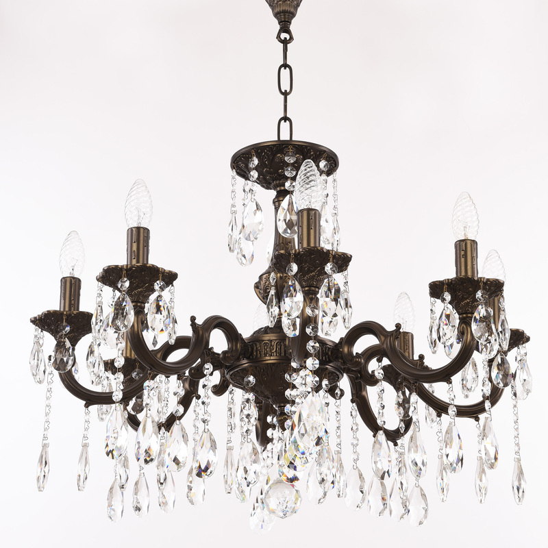 подвесная люстра bohemia ivele crystal al78101/8/210 a pd